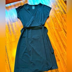 Nine West black XS wrap dress sleeveless